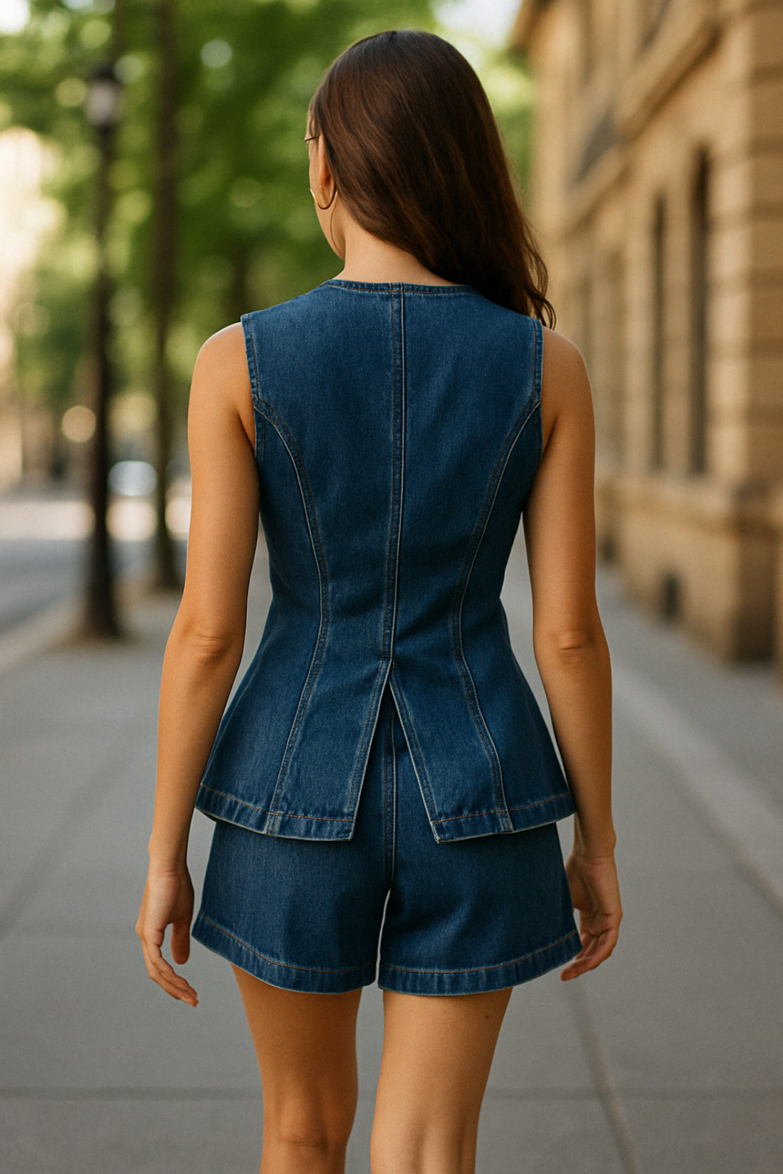 Willow Denim Top