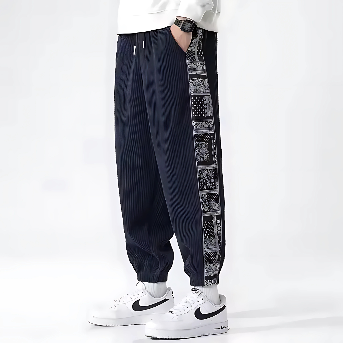 Corduroy Bandana Pants