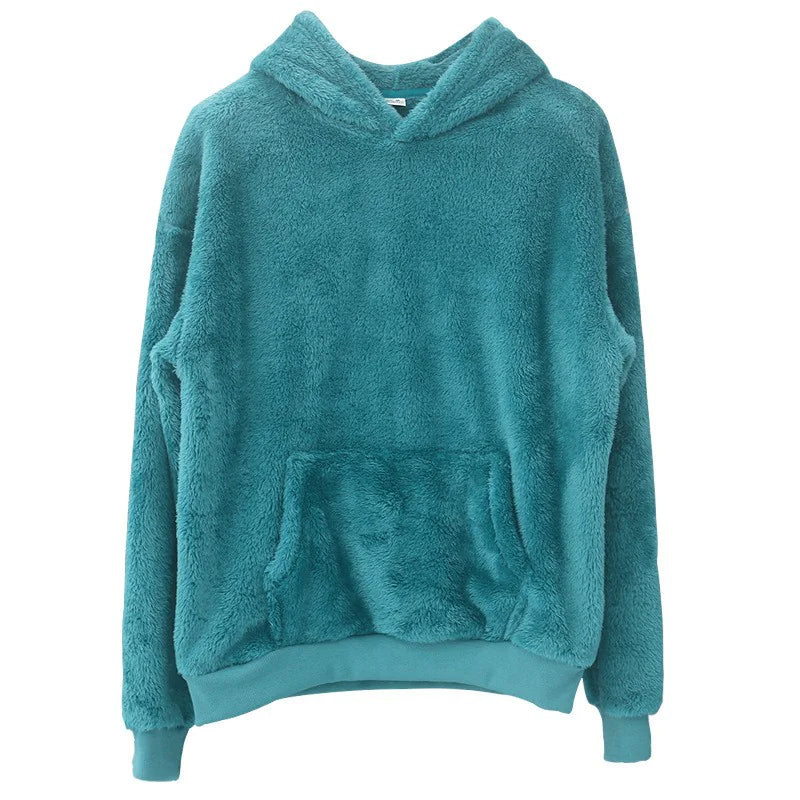 Double-Sided Fluffy Hoodie