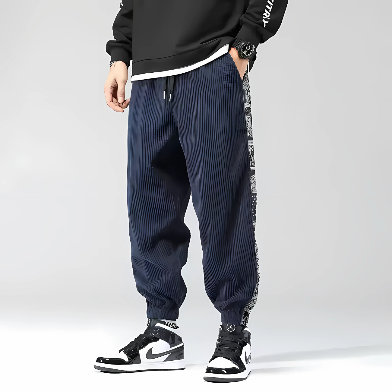 Corduroy Bandana Pants