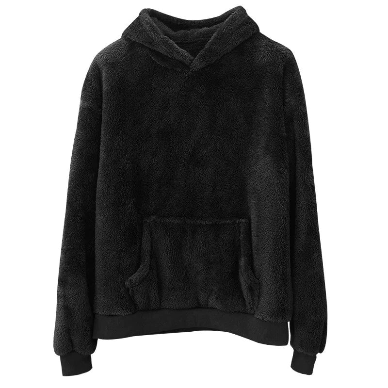 Double-Sided Fluffy Hoodie