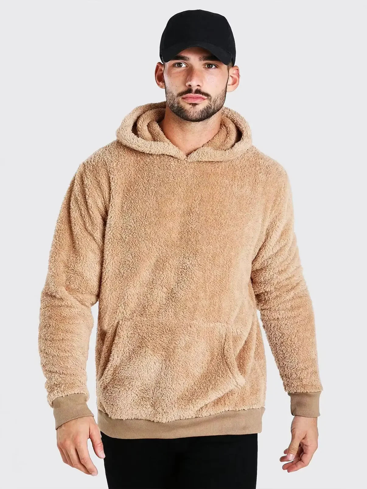 Double-Sided Fluffy Hoodie