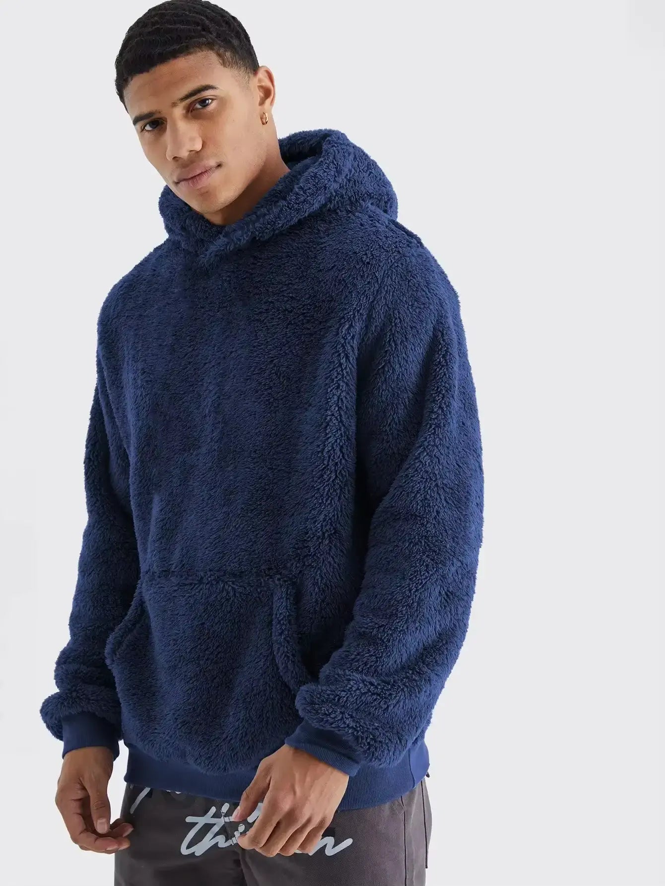 Double-Sided Fluffy Hoodie