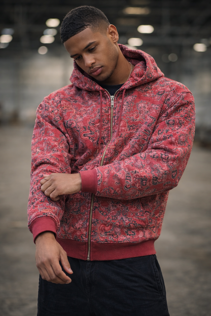Rug Zip-Up Hoodie