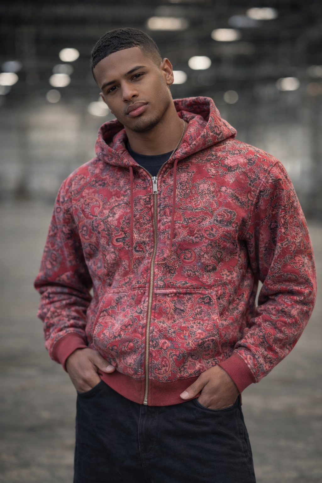 Rug Zip-Up Hoodie