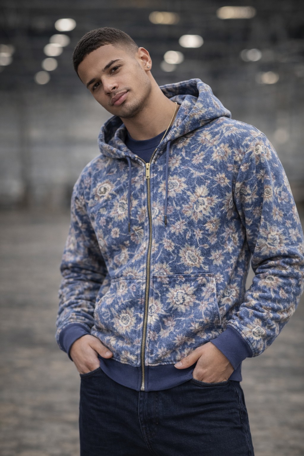 Rug Zip-Up Hoodie