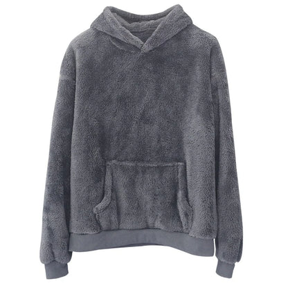Double-Sided Fluffy Hoodie