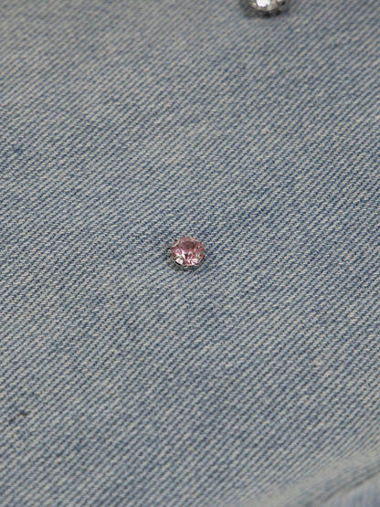 Rhinestone Application Jorts
