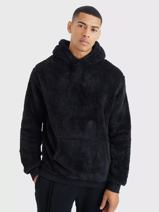Double-Sided Fluffy Hoodie