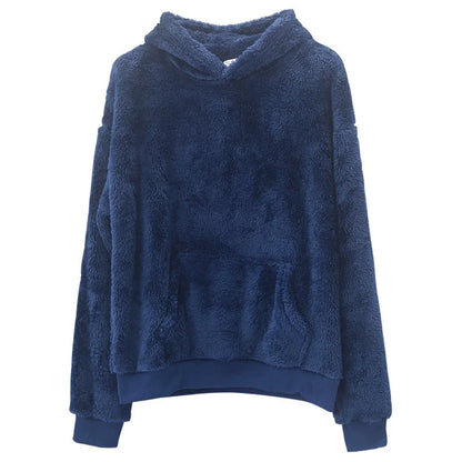 Double-Sided Fluffy Hoodie
